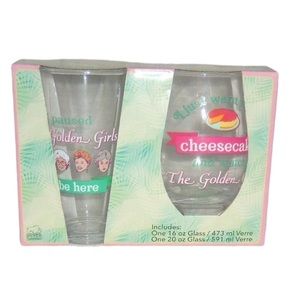 The Golden Girls Glassware Set - NEW